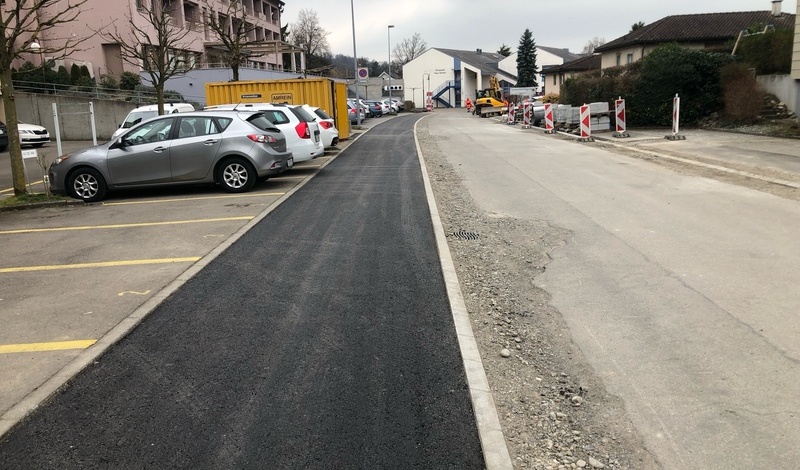 Hitzkirch Sanierung Cornelistrasse Tragschicht Trottoir - 4